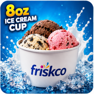 8OZ  Ice Cream